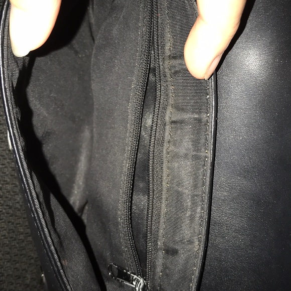 Black Leather Guess Mini Shoulder Bag - Picture 8 of 8